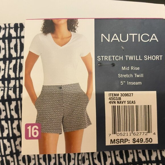 Nautica Women Stretch Twill Short - Picture 5 of 8